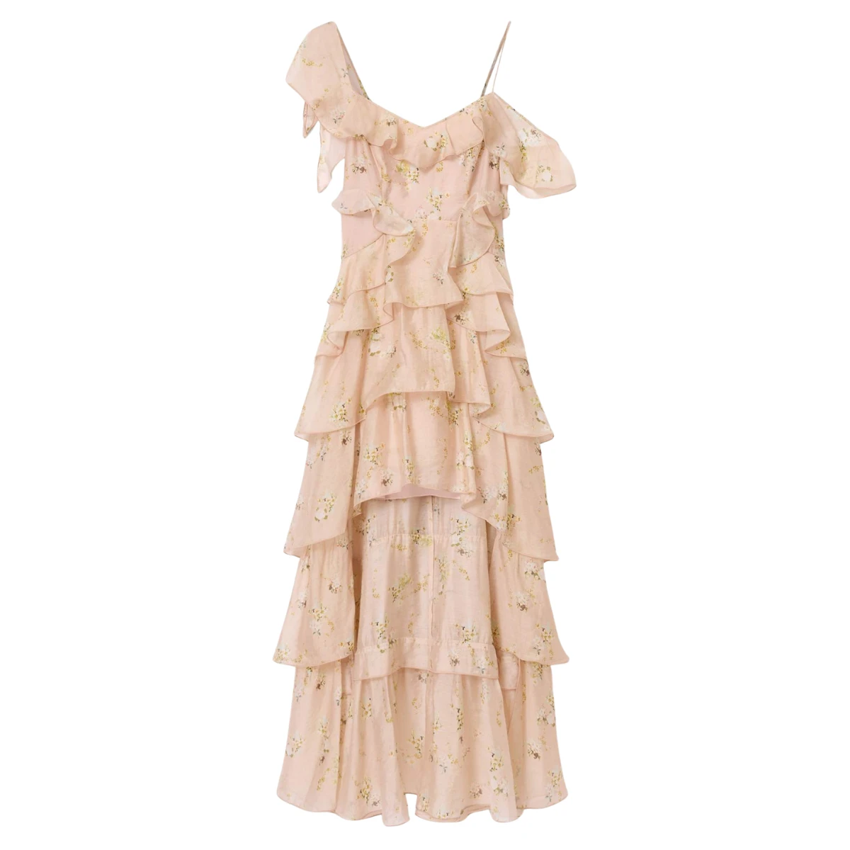 All Saints Sienna Ruffle Maxi Dress, €260