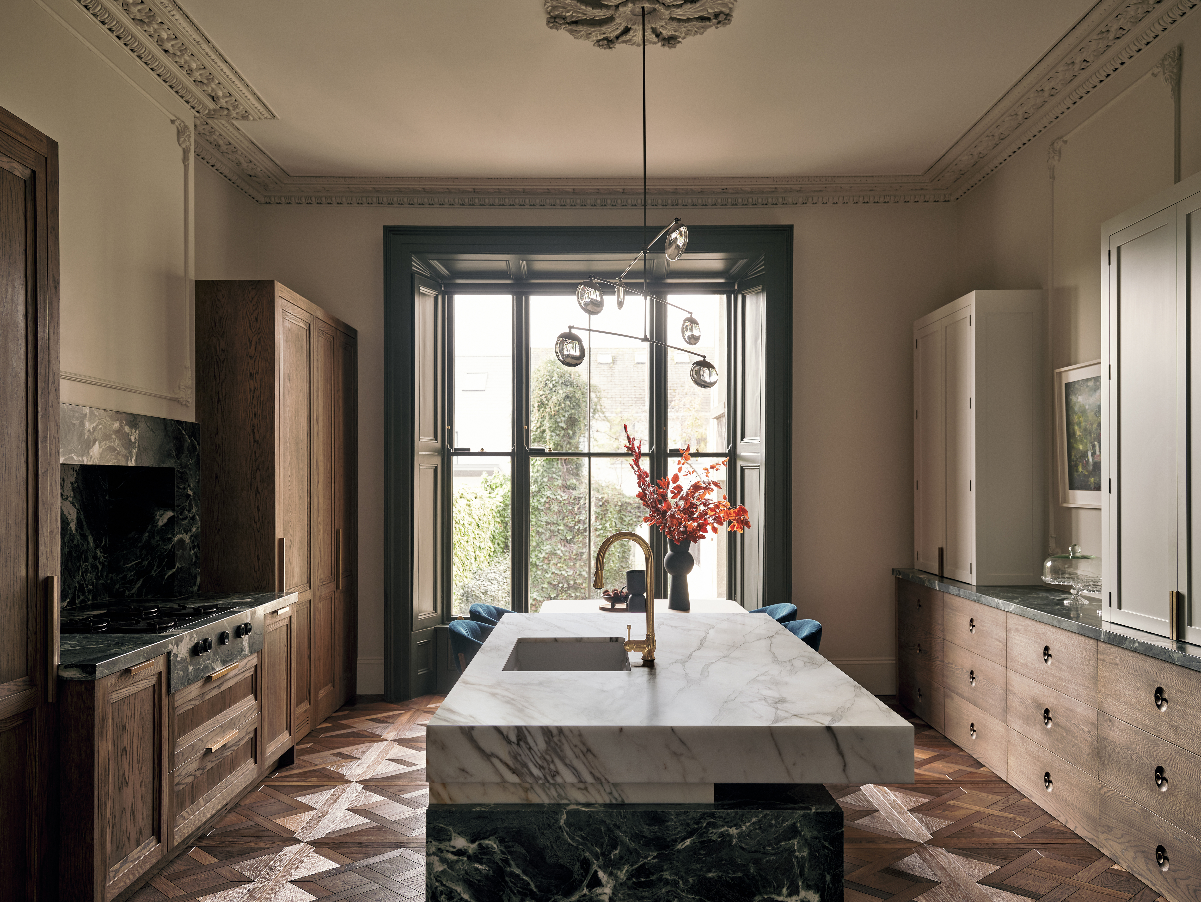 This Victorian Dublin home has been restored to create a rich, restful space