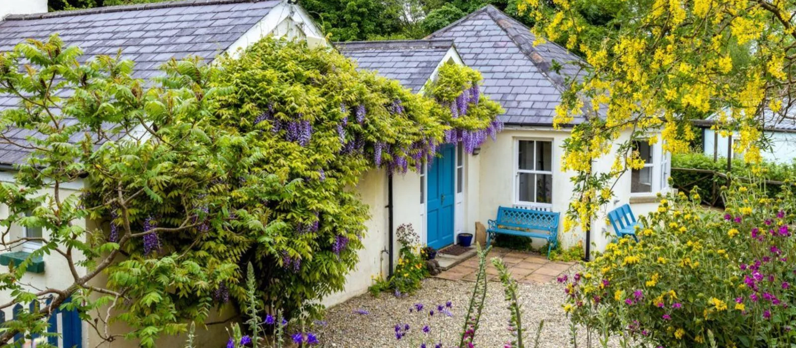 Inside this enchanting four-bedroom Wicklow cottage complete with a Shomera studio