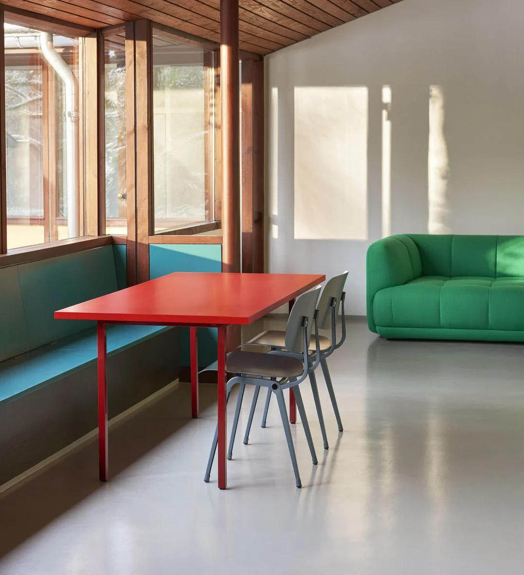 Consistent flooring and wide walkways are useful for many. Photo: Hay