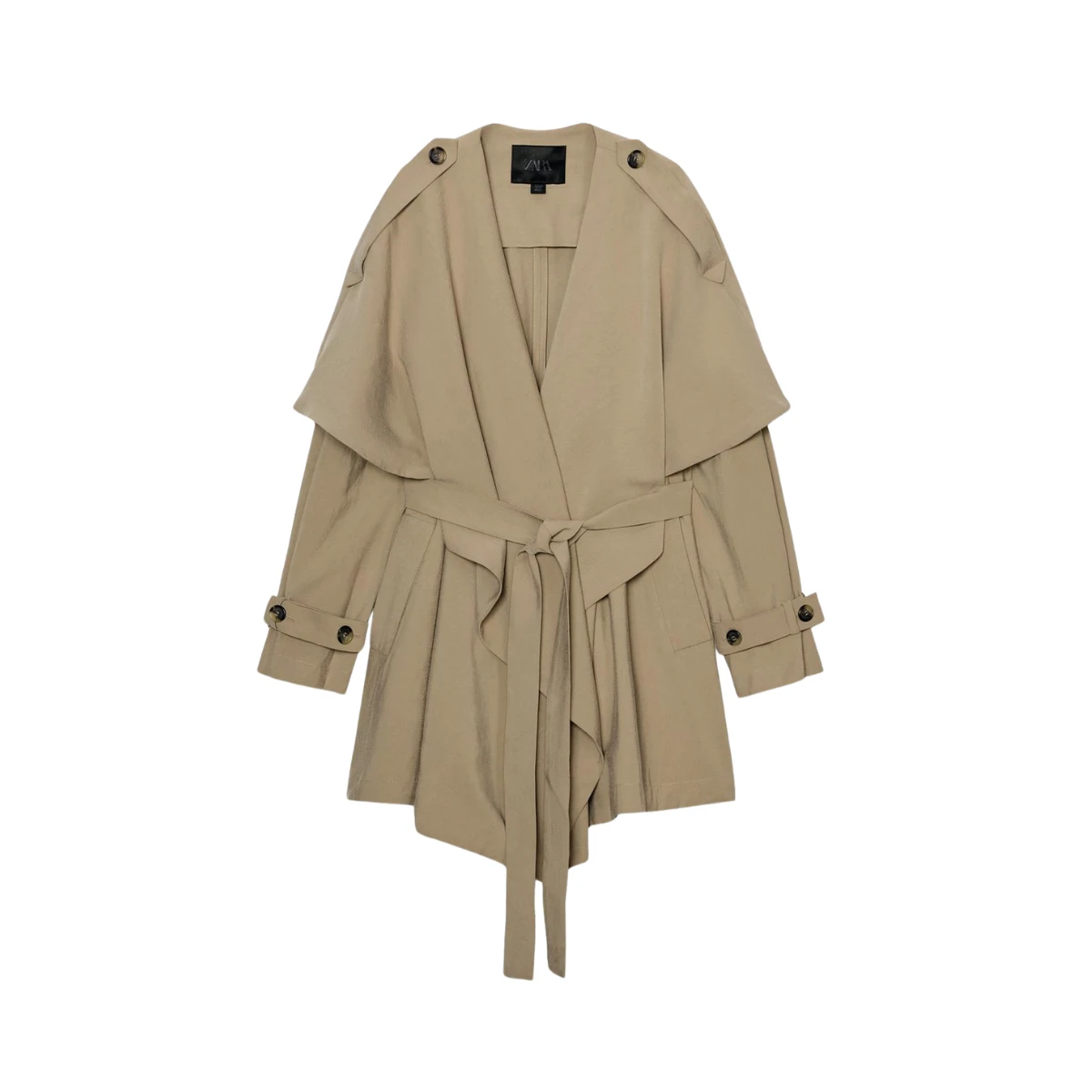 Zara flowing trench, €79.95