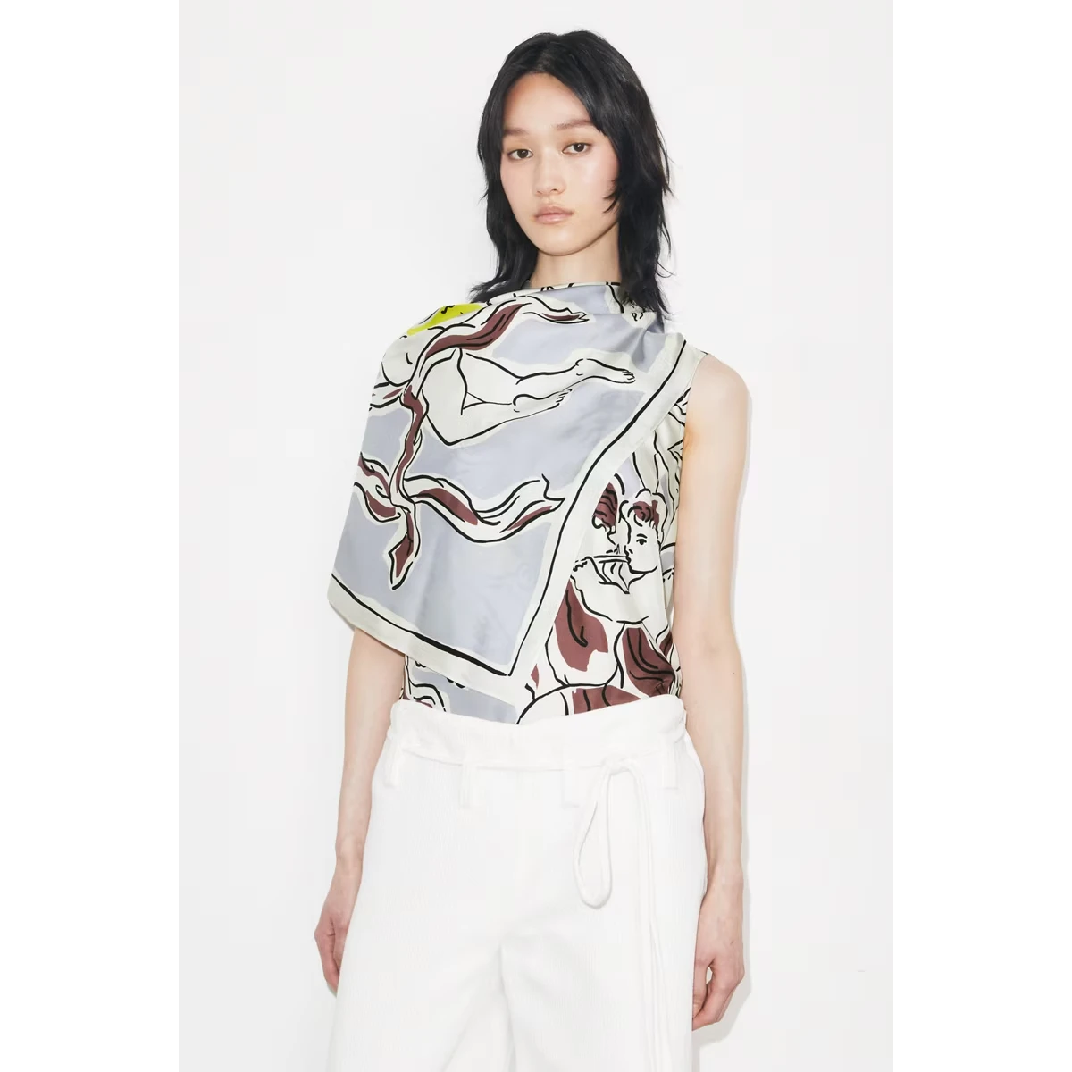 Tory Burch Silk Cape Top, €509