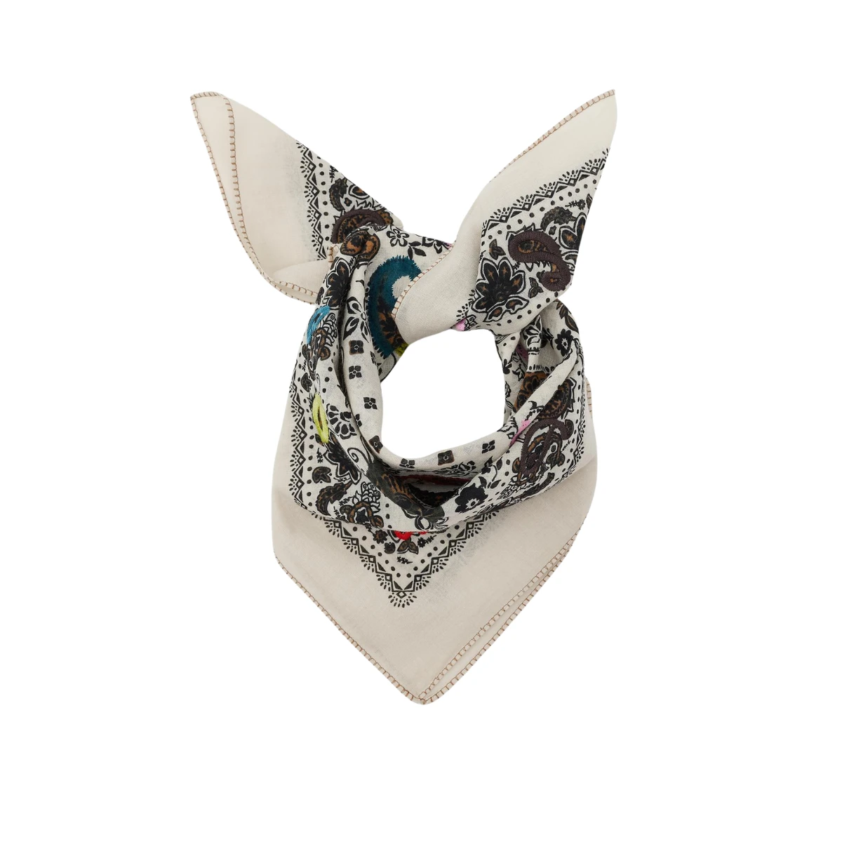 Embroidered print bandana, €15.95