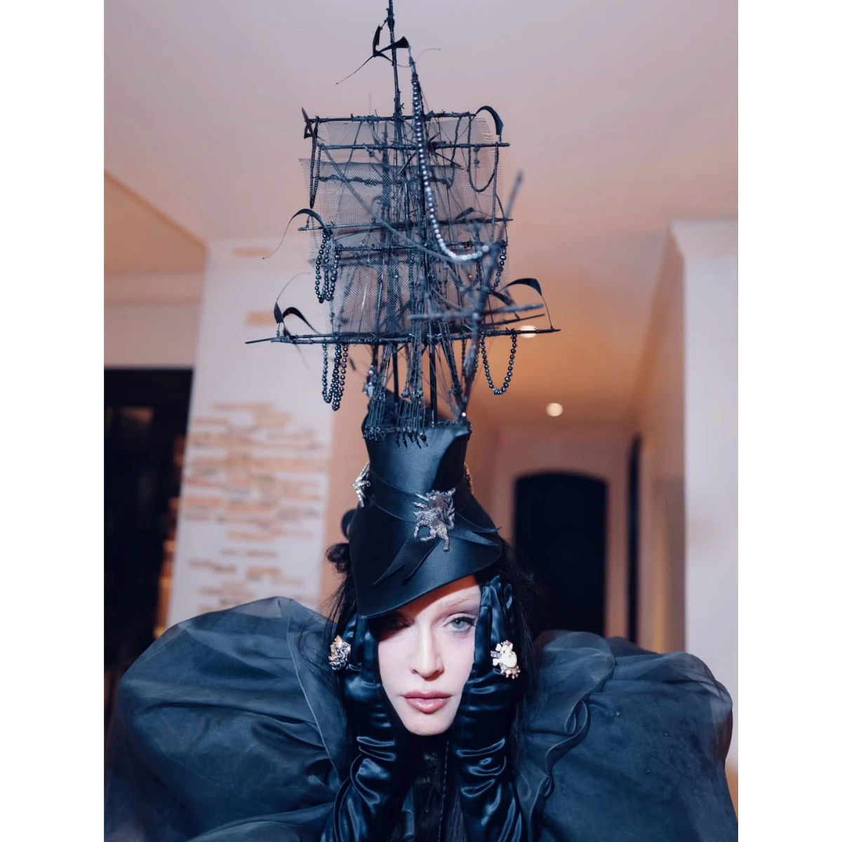 Madonna at the Met Gala in the Ship Hat, 2026.