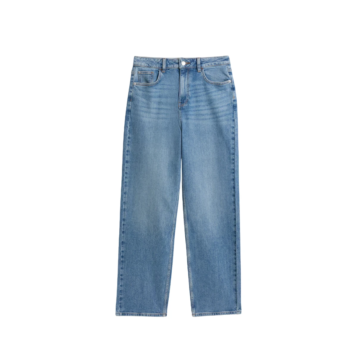 The F&F Edit High Rise Straight Leg Jeans in Blue, €26