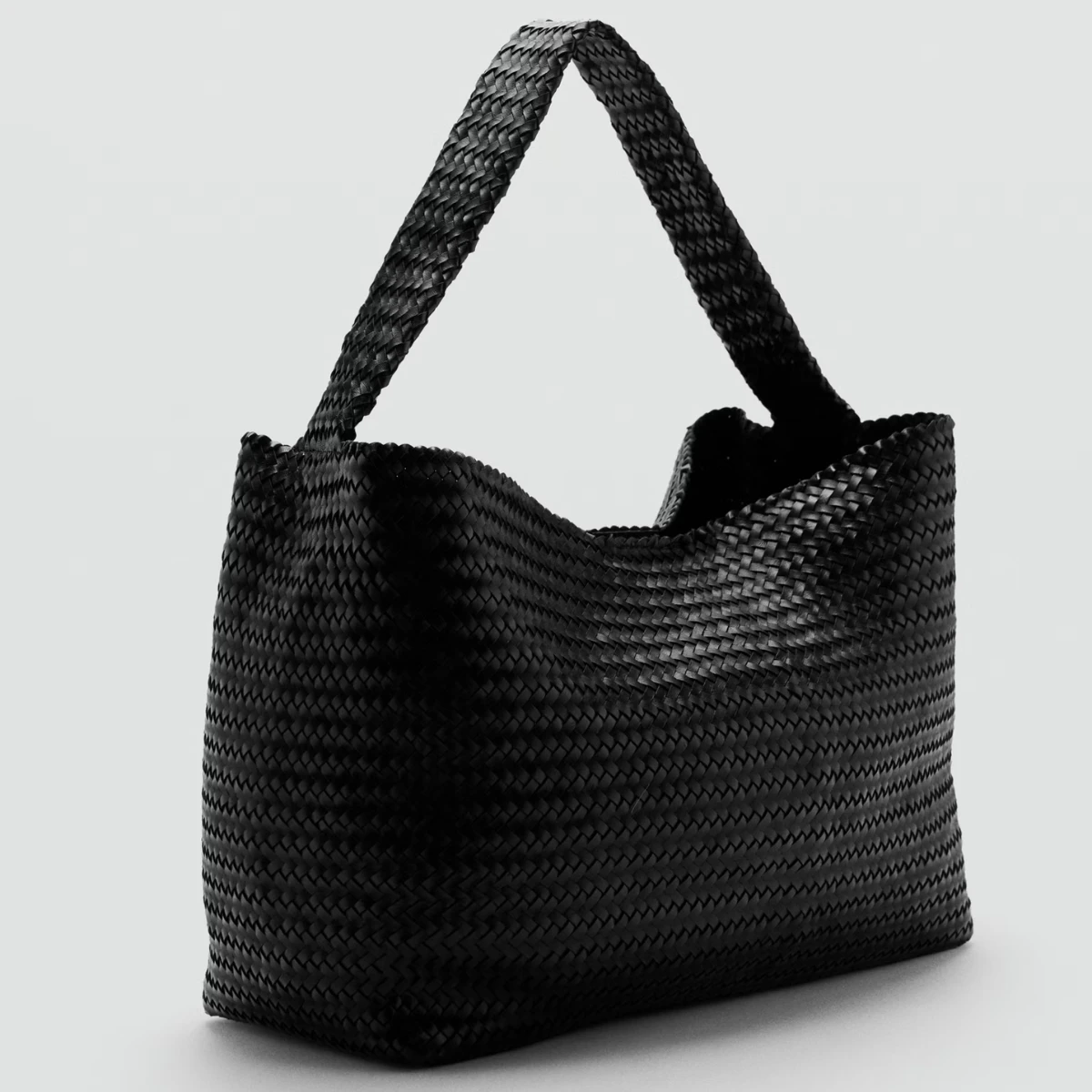 Mango Medium-sized Braided Leather Bag, €199.99