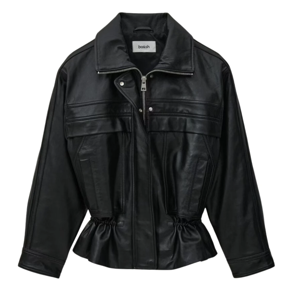 Zara Faux Leather Jacket, €59.95