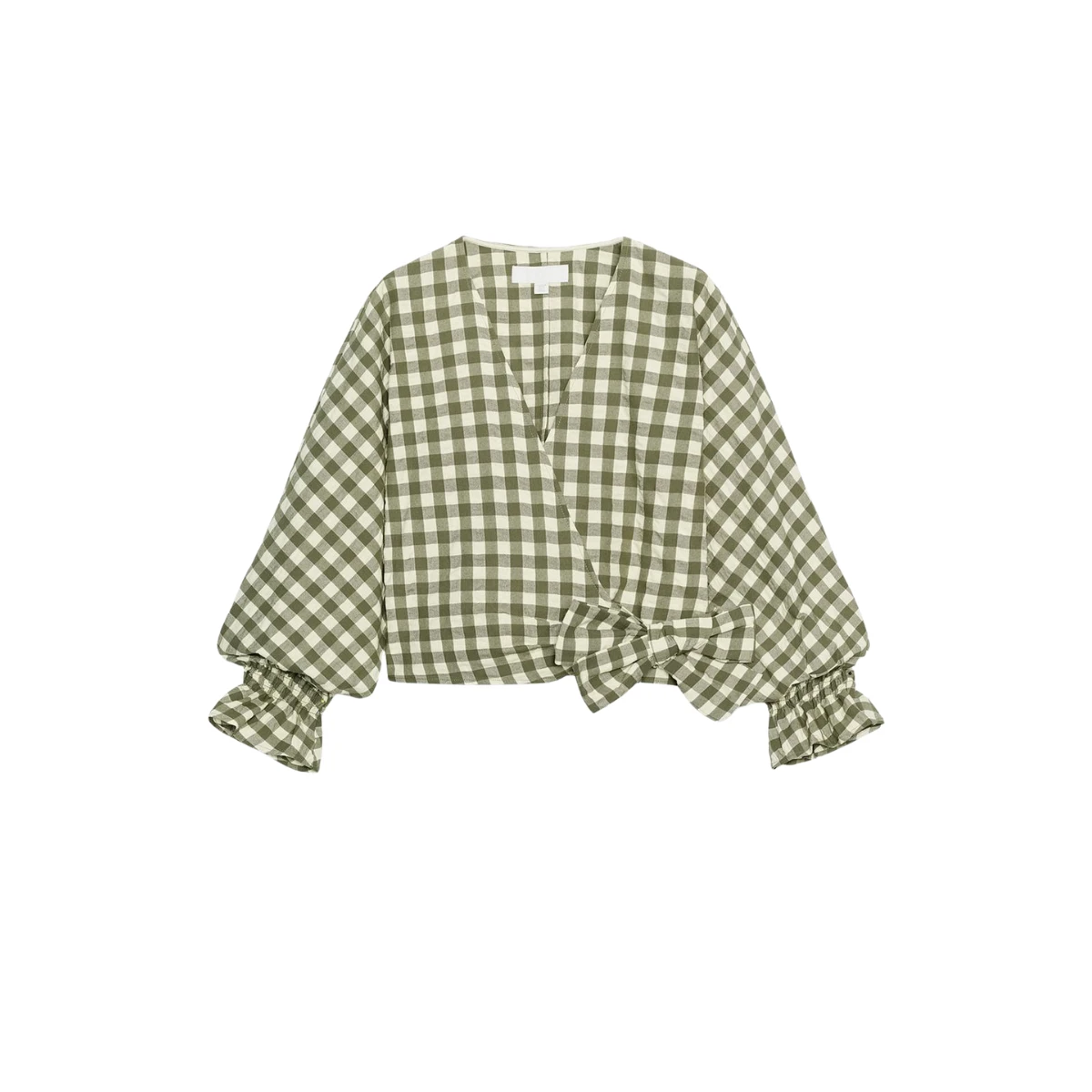 Gingham tie jacket, €35.95