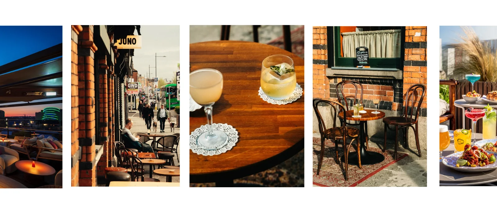 The team share their favourite sun traps in and around Dublin