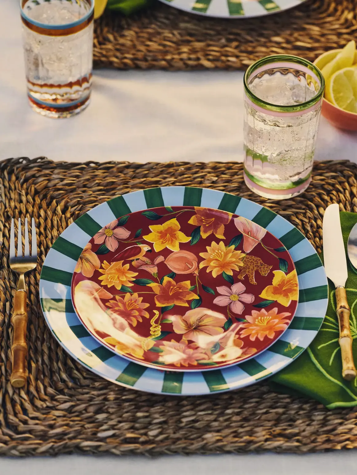 Farm Rio x Anthropologie dessert plate, €9, Anthropologie
