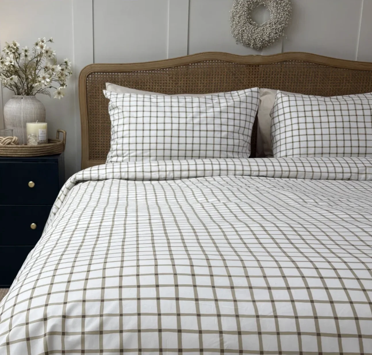 Percale duvet cover, €76, Linenbundle