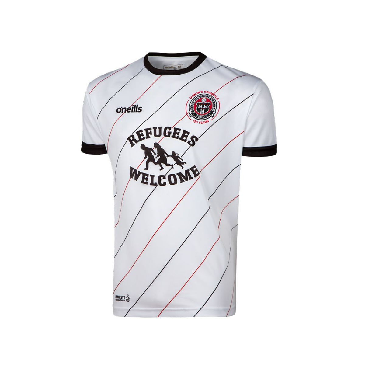 Bohemian FC Refugees Welcome Jersey, €75