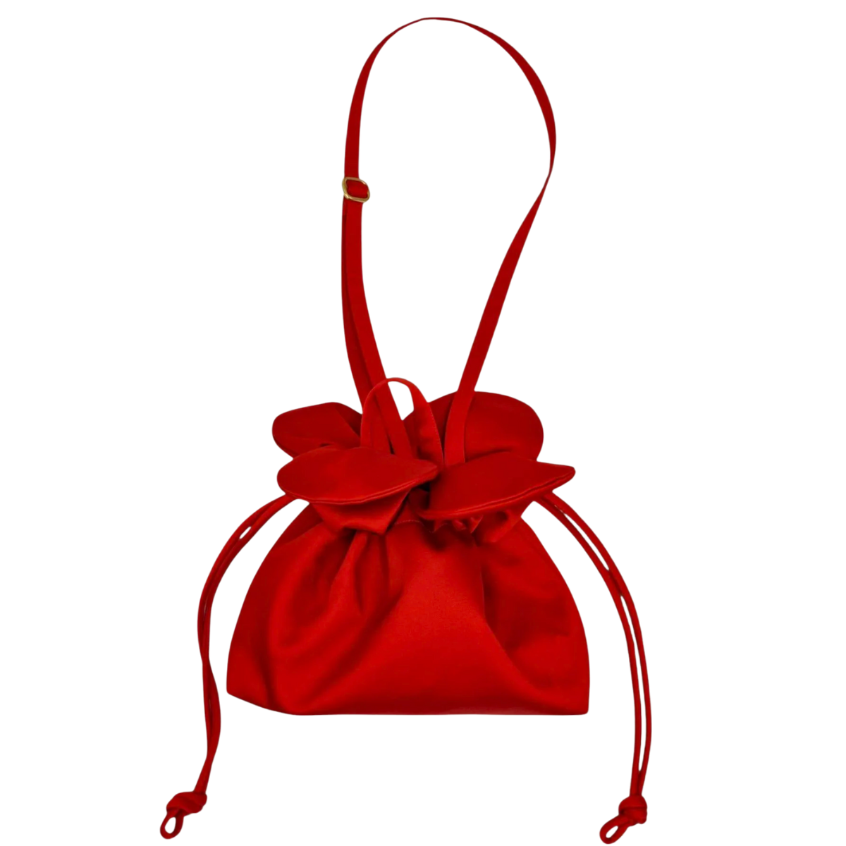August Knight Petal Cinch Scarlet Satin, €255 