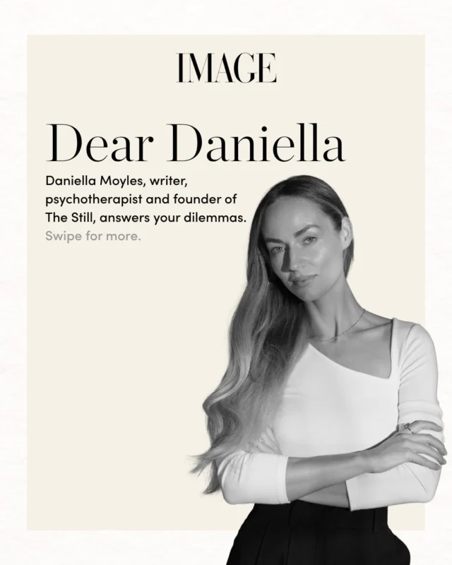Meet @daniellamoyles, writer, psychotherapist, founder of The Still and our new columnist, here to answer your dilemmas.

This month, she helps a reader who asks;
"I became a mother 3 years ago, and I love my child with all my heart, but I desperately miss so much about my old life. I feel ashamed admitting that, but I didn’t know all that I would be giving up to motherhood. Why don’t we talk more honestly about this?"

Read Daniella's response via the link in bio.

If you have a question for Daniella, send it in to info@image.ie with the subject “Dear Daniella”, or DM us on here. ?