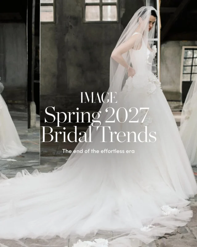 IMAGE wedding contributor and content creator @evergreen_by_kellie recently attended New York Bridal Fashion Week, where statement silhouettes and intricate details dominated the runway. Here are the trends to expect for spring/summer 2027 brides. ?

Read more at the link in bio. ?

#NYBFW #weddings